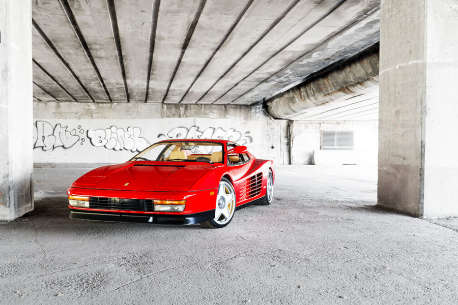HRE 505M forged wheel on Ferrari Testarossa