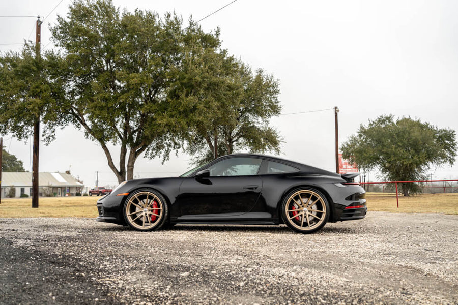 HRE P104 forged wheel on Porsche 992 Carrera S