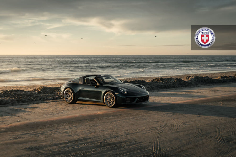 HRE 300 GTS forged wheel on Porsche 992 Targa GTS