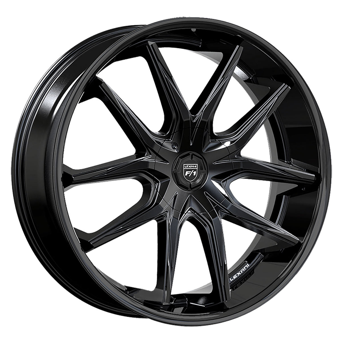 Lexani R-TWELVE CVR Black wheel