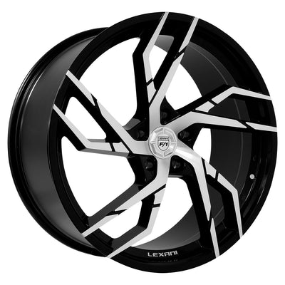 Lexani Alpha Black/Machined wheel