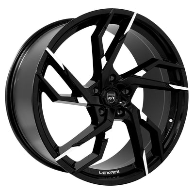 Lexani ALPHA Black/Machined wheel