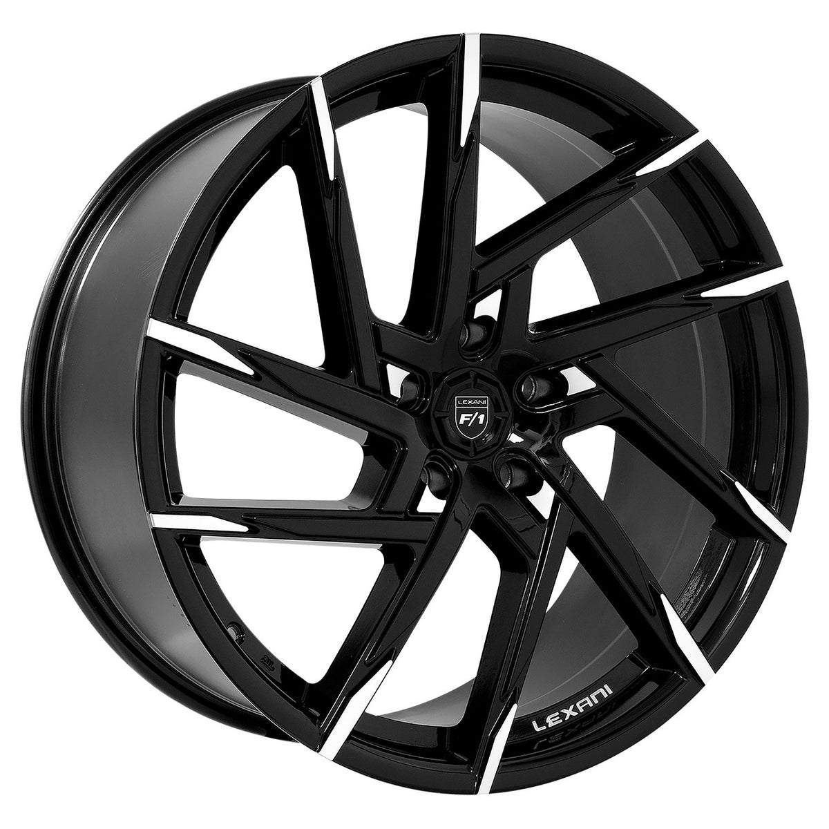 Lexani SENNA Black/Machined wheel