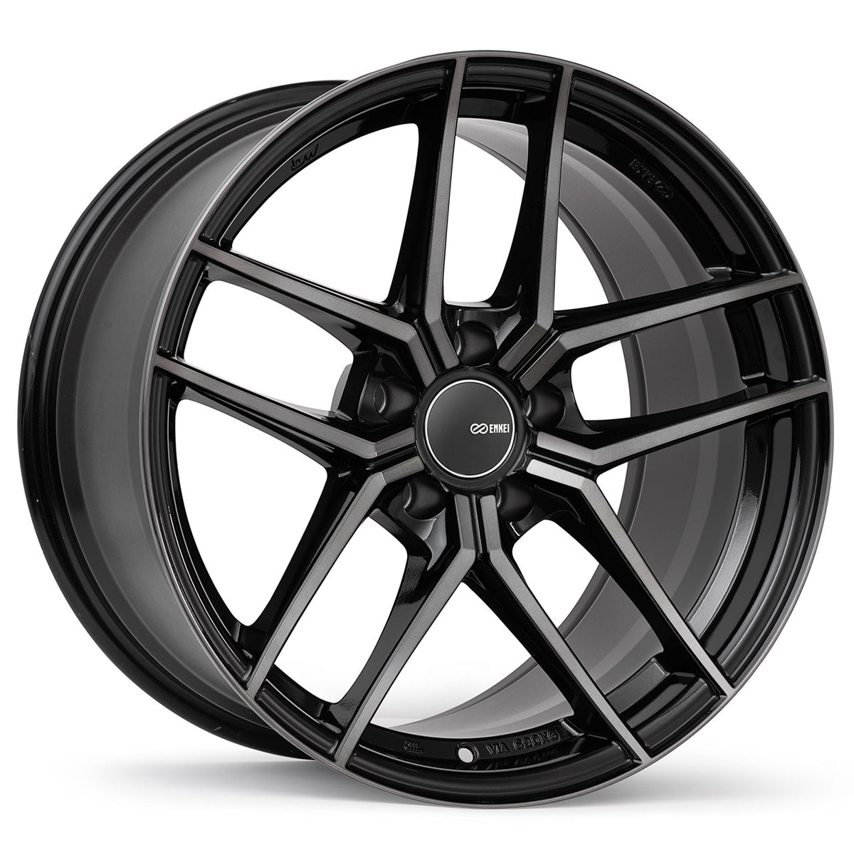 Enkei TY5 Black/Machined wheel