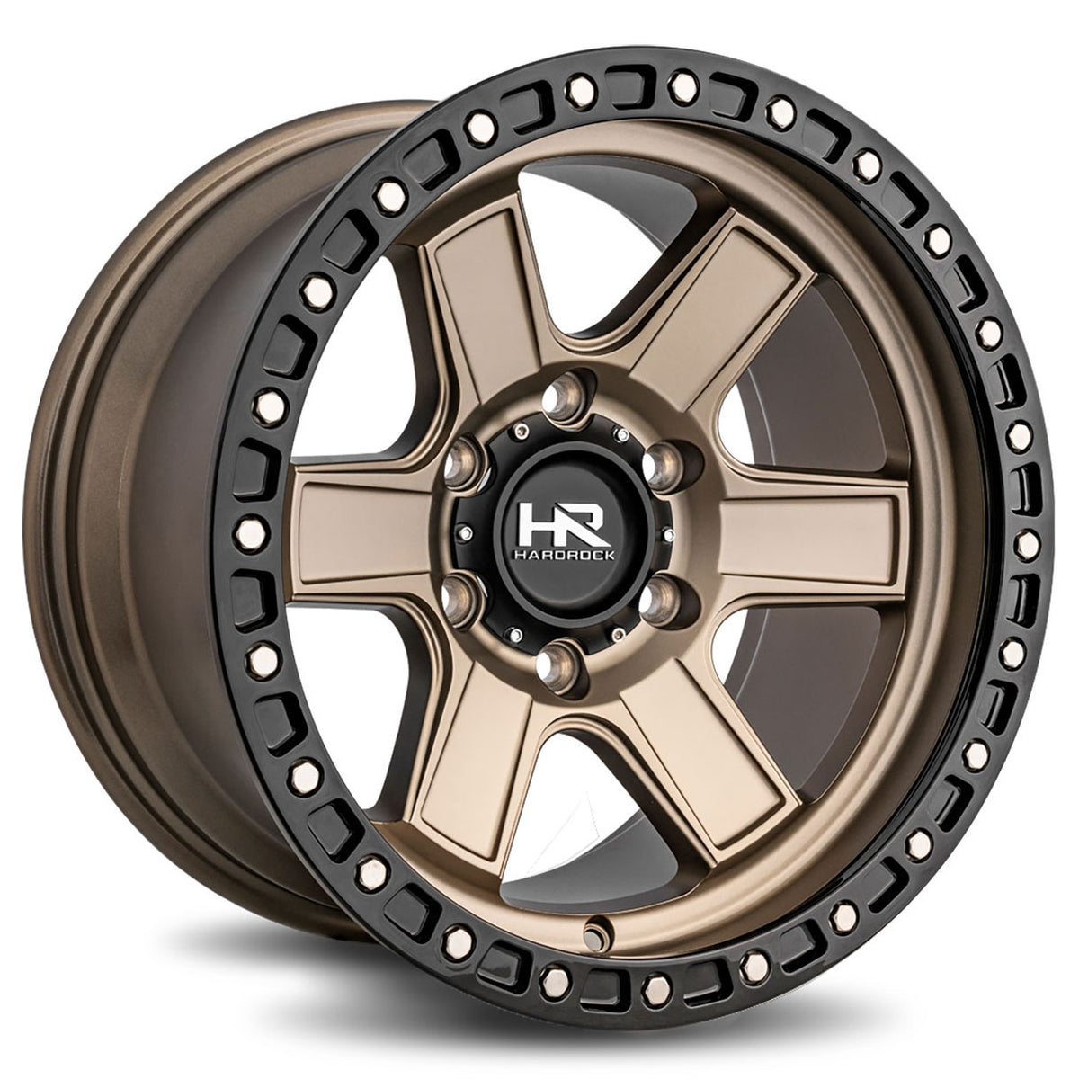 Hardrock H104 Bronze/Black wheel