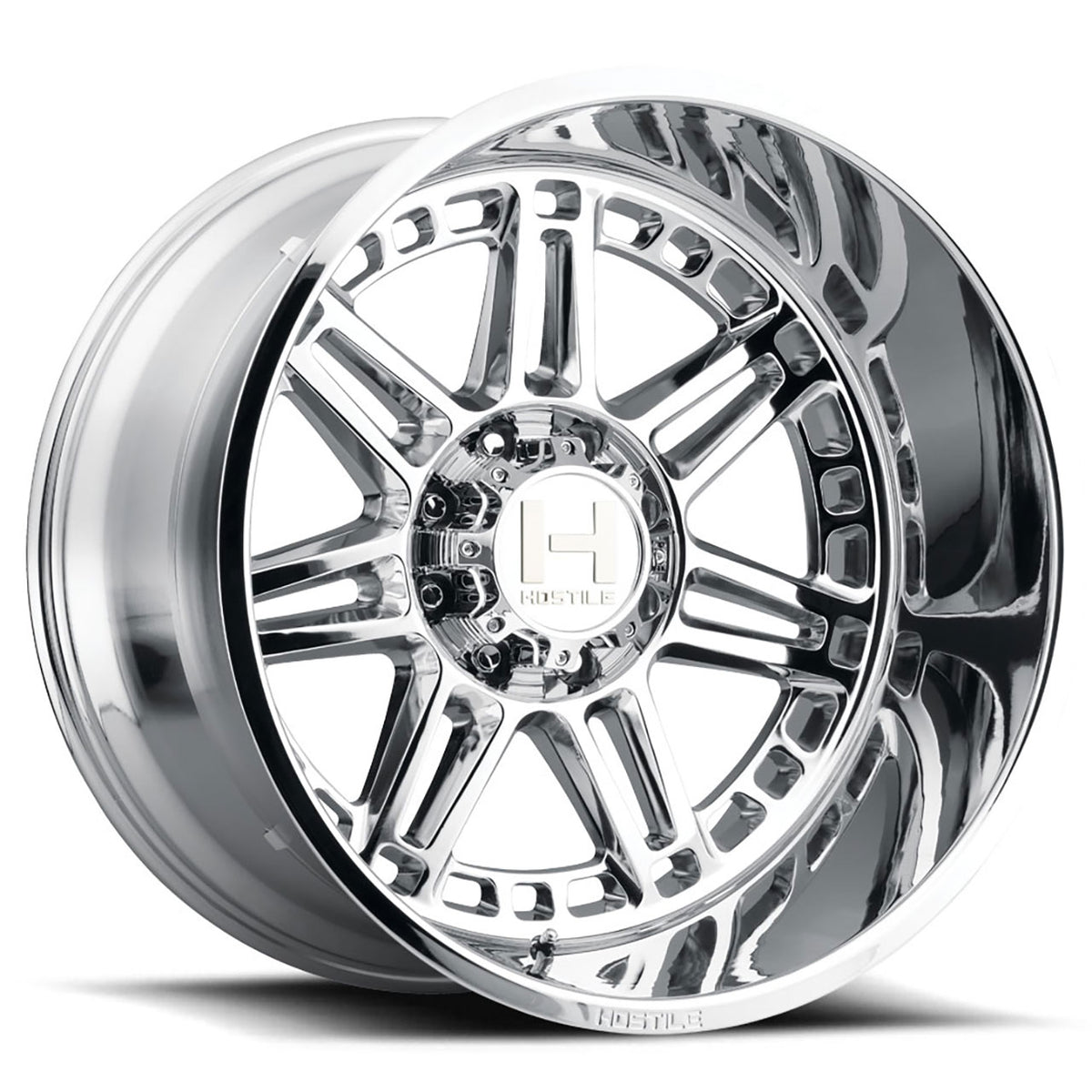 Hostile H124 LUNATIC Chrome wheel