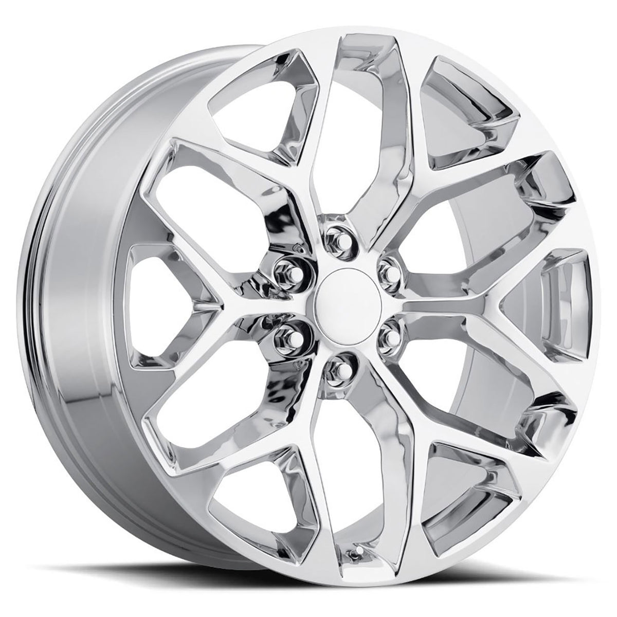 Factory Reproductions FR59 SNOWFLAKE Chrome wheel