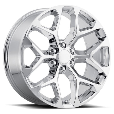 Factory Reproductions FR59 SNOWFLAKE Chrome wheel