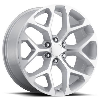 Factory Reproductions FR59 SNOWFLAKE Silver/Machined wheel