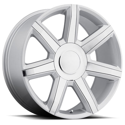 Factory Reproductions FR56 Silver/Chrome wheel