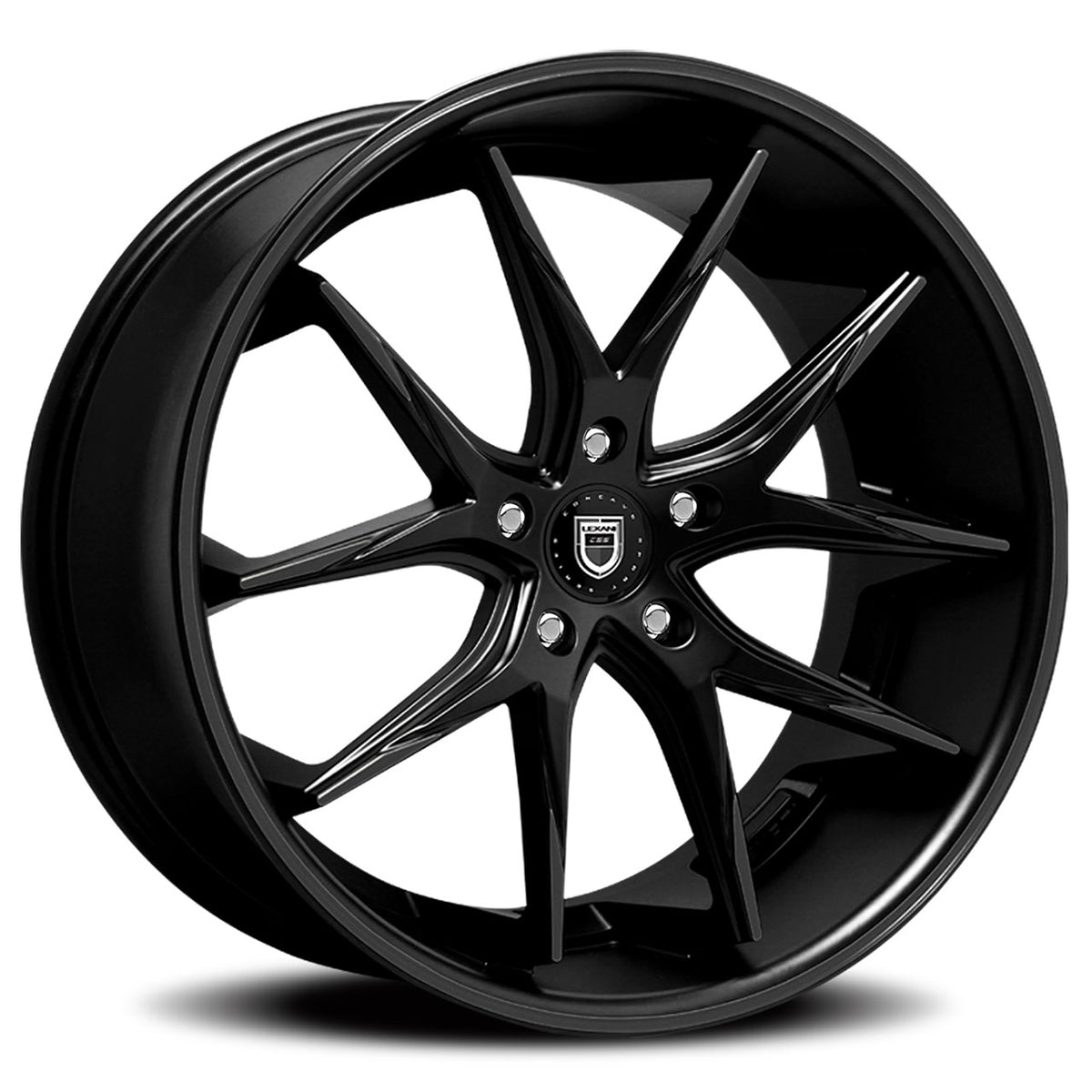Lexani R-TWELVE Black wheel