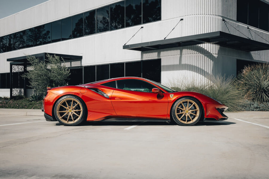 HRE P104SC forged wheel on Ferrari 488 Pista