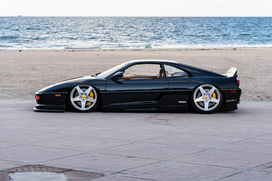 HRE 527M forged wheel on Ferrari F355