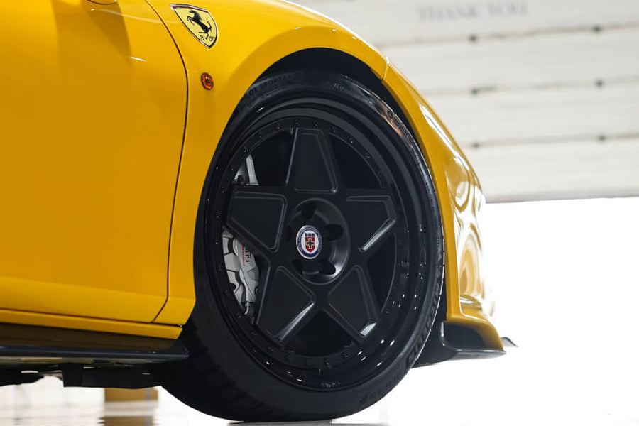 HRE 505 forged wheel on Ferrari 488 Pista