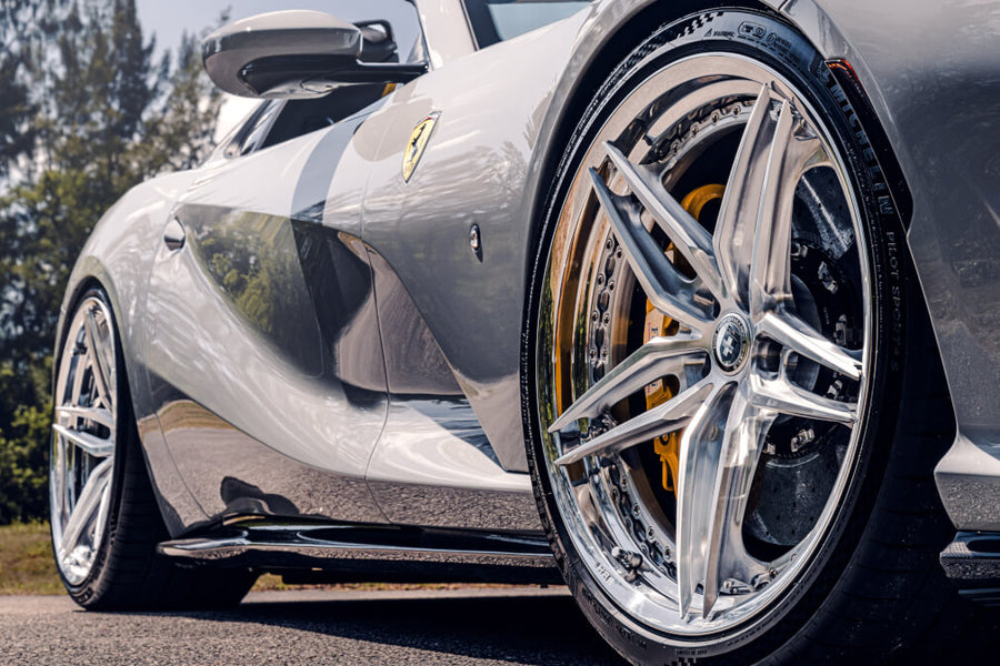 HRE S107SC forged wheel on Ferrari 812 GTS