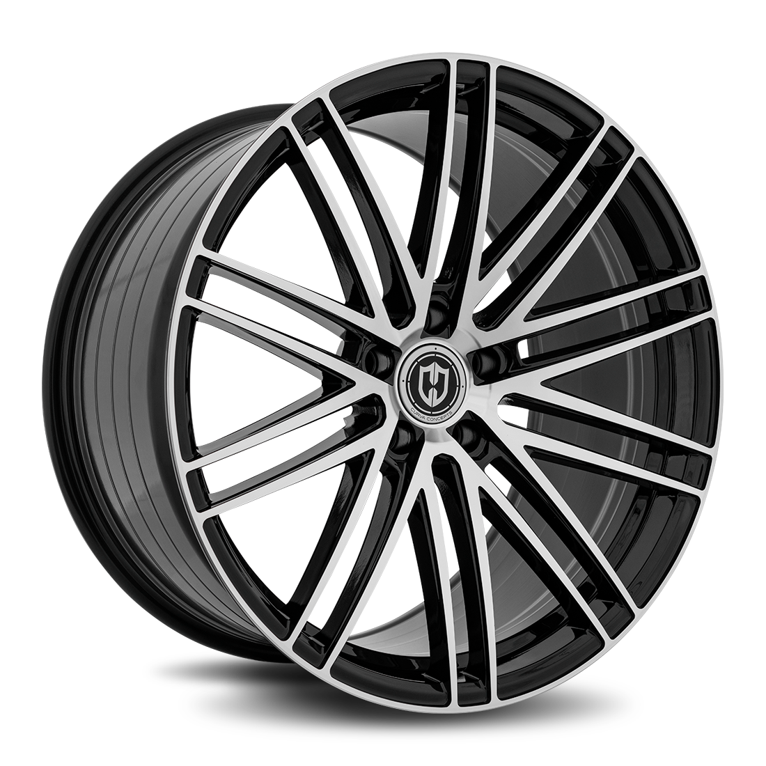 Curva CFF50 Black Machine Face wheel