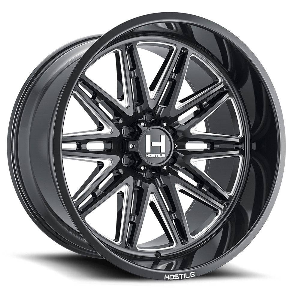 Hostile H126 MANIAC Black/Milled wheel