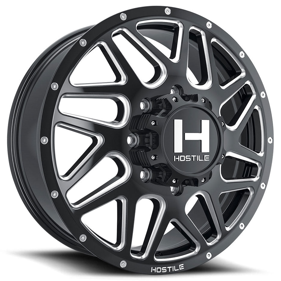 Hostile H401 SPROCKET-F Black/Milled wheel