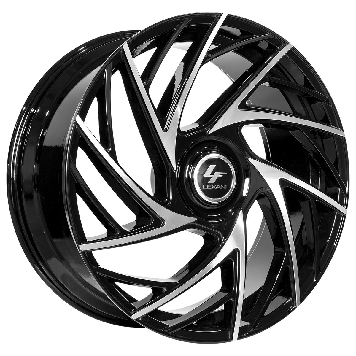 Lexani MUGELLO XL Black/Machined wheel