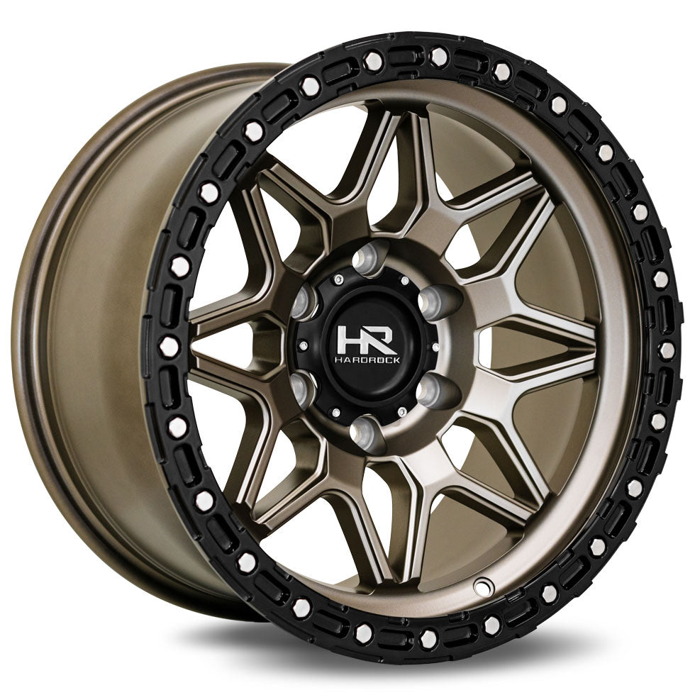 Hardrock H105 Bronze/Black wheel