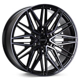 Vossen HF6-5 Black/Machined wheel
