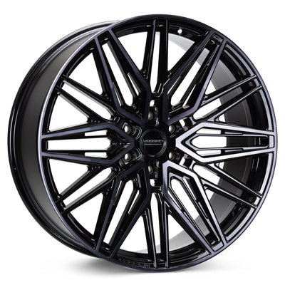 Vossen HF6-5 Black/Machined wheel
