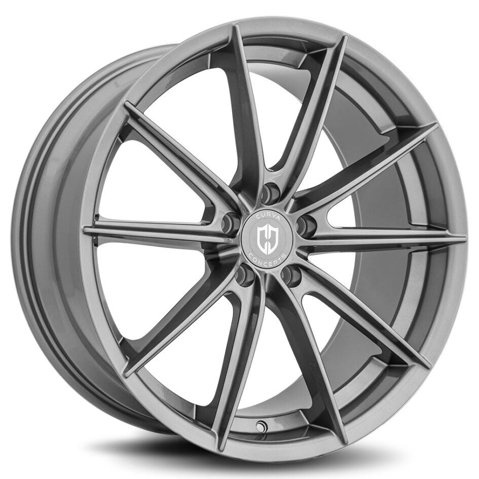 Curva Concepts C46 Gunmetal wheel