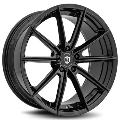 Curva Concepts C46 Black wheel