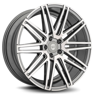 Curva Concepts C48 Gunmetal/Machined wheel