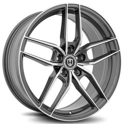 Curva Concepts CFF25 Gunmetal/Machined wheel