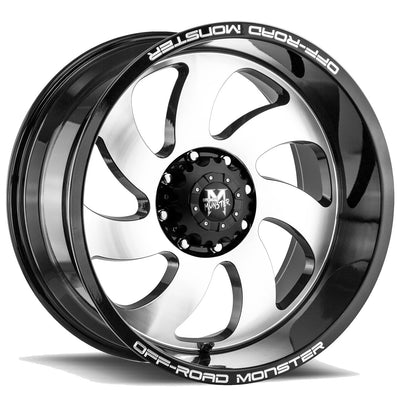Off-Road Monster M07 Black/Machined wheel