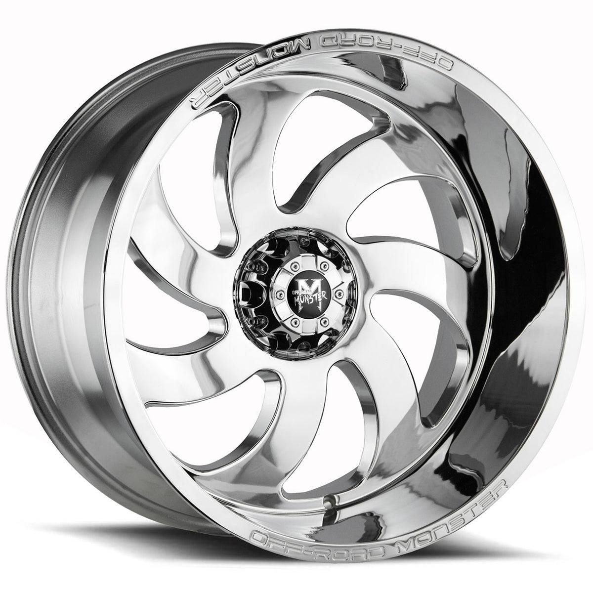 Off-Road Monster M07 Chrome wheel