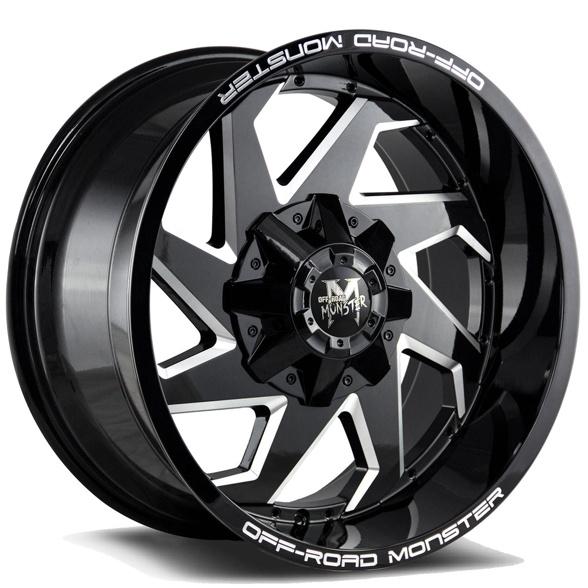 Off-Road Monster M09 Black/Machined wheel
