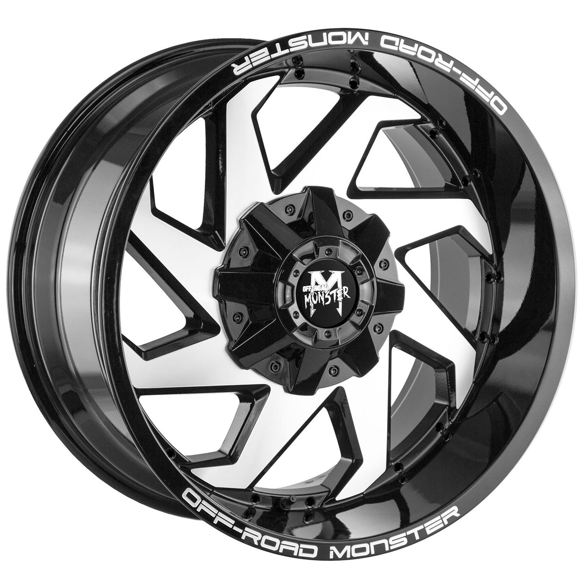Off-Road Monster M09 Black/Machined wheel