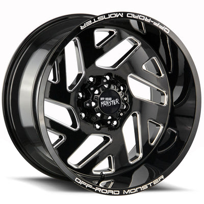 Off-Road Monster M19 Black/Machined wheel