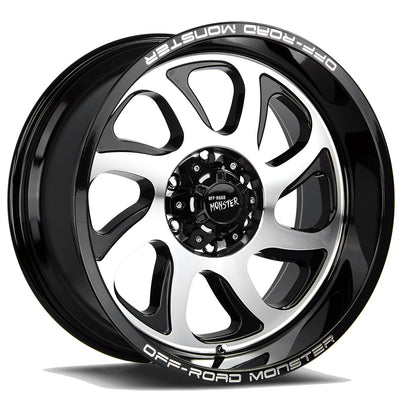 Off-Road Monster M22 Black/Machined wheel