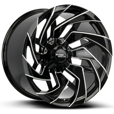 Off-Road Monster M24 Black/Machined wheel