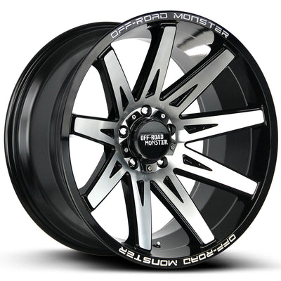 Off-Road Monster M25 Black/Machined wheel
