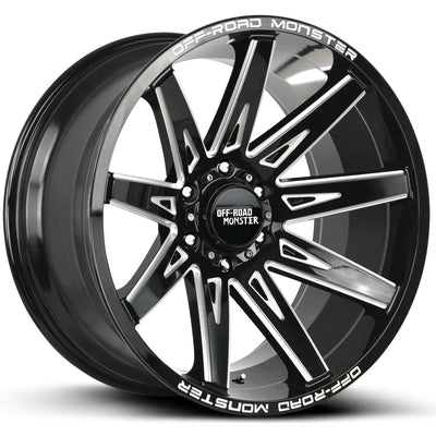 Off-Road Monster M25 Black/Machined wheel