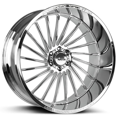 Off-Road Monster M27 Chrome wheel