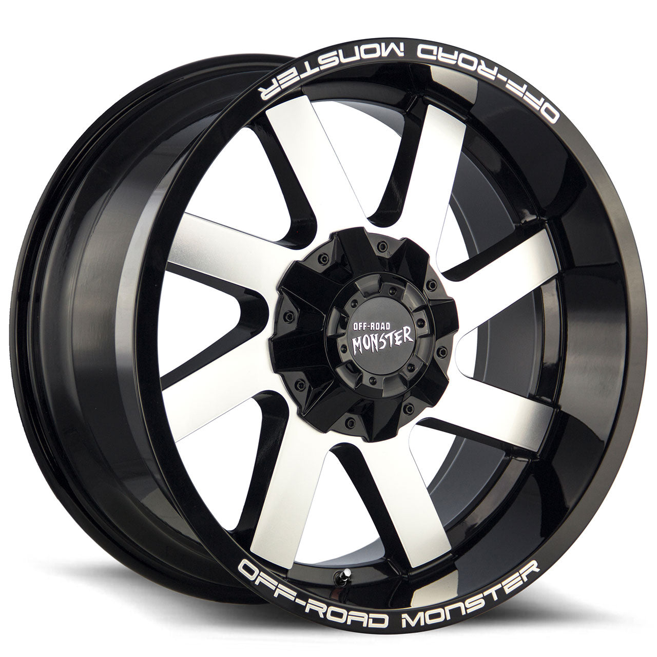 Off-Road Monster M80 Gloss Black Machined Face