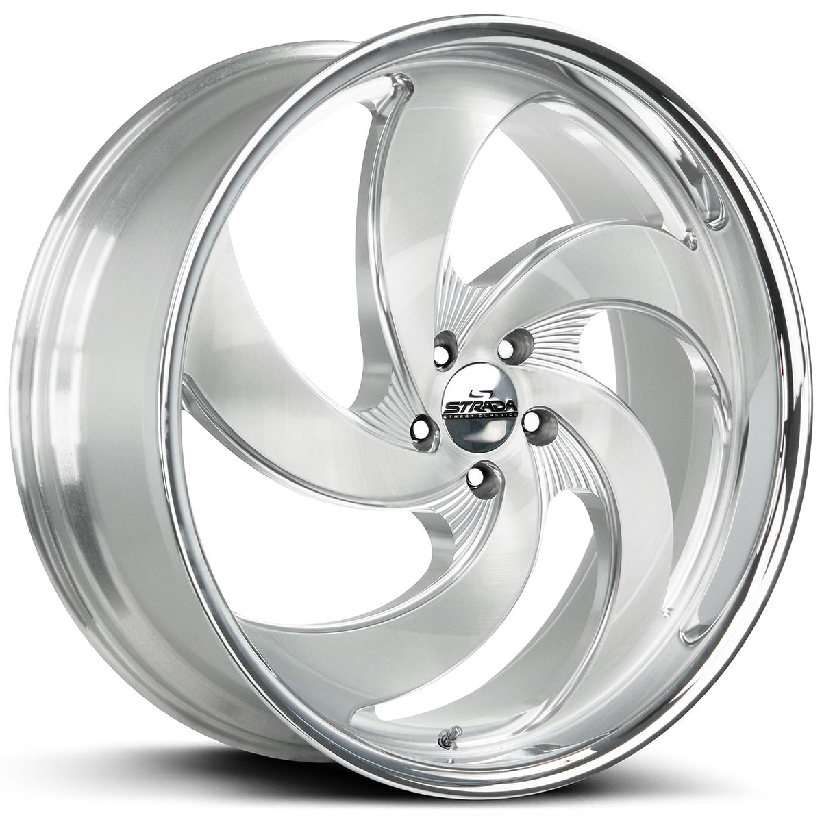 Strada Street Classics RETRO 5 Brushed CNC with Chr wheel