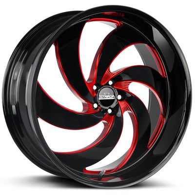 Strada Street Classics RETRO 6 Black/Red wheel