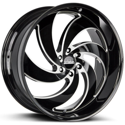 Strada Street Classics RETRO 6 Black/Machined wheel