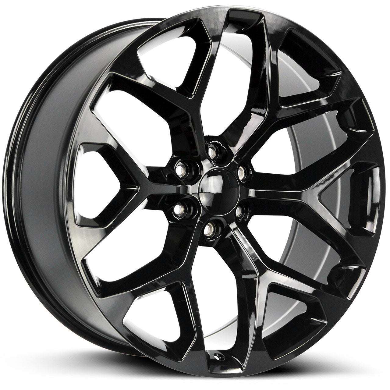 Wheel Replicas By Strada SNOWFLAKE Gloss Black