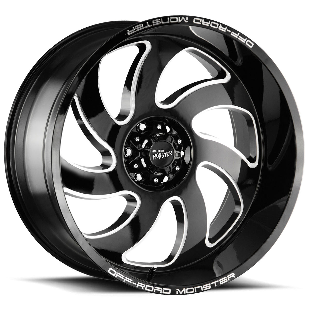 Off-Road Monster M07 Black/Machined wheel