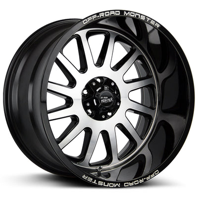 Off-Road Monster M17 Black/Machined wheel