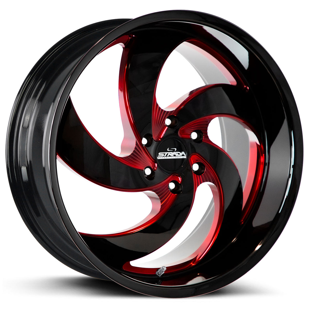 Strada RETRO 5 Black/Red wheel