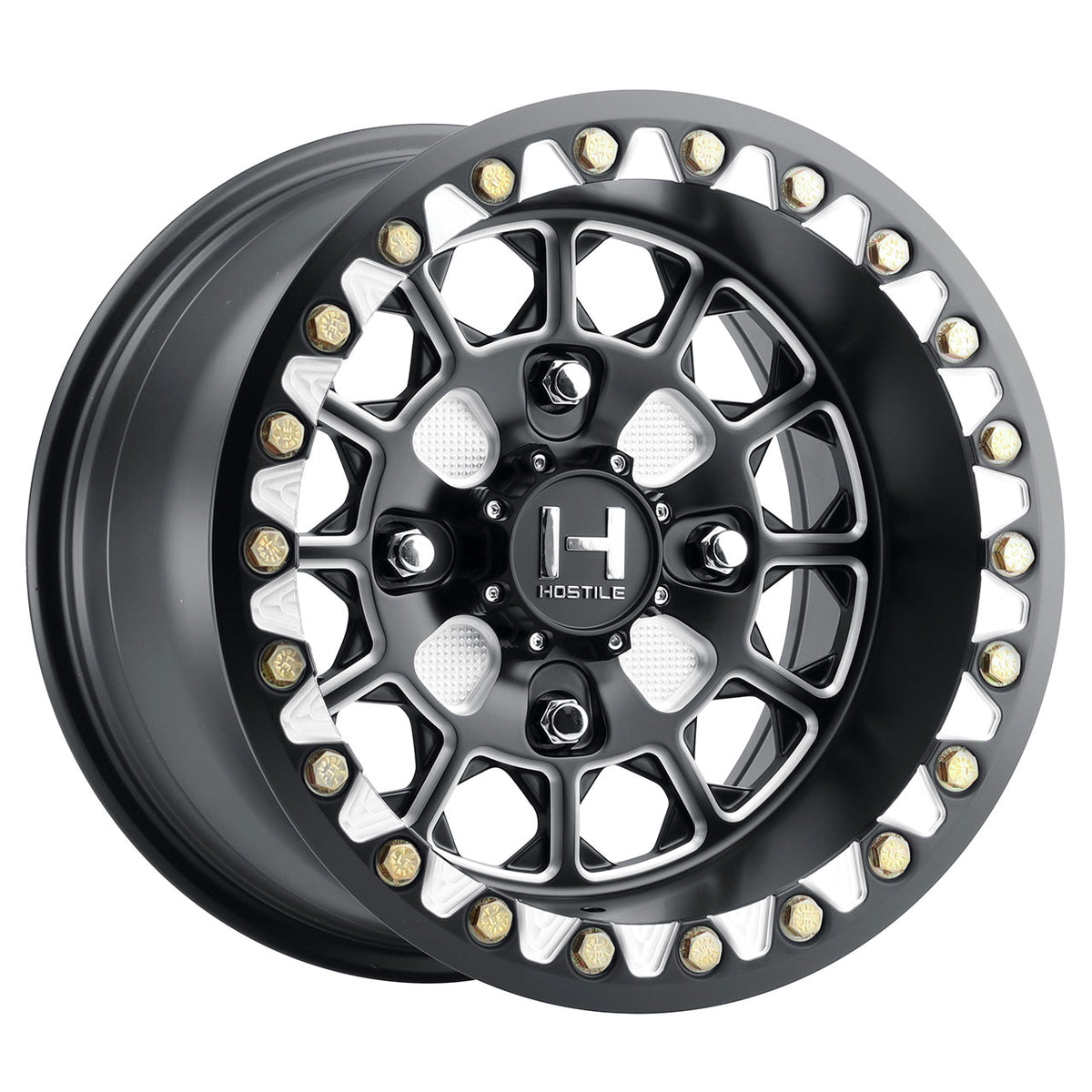 Hostile H325 PISMO UTV Black/Machined wheel