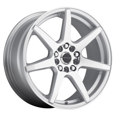Raceline 131S EVO Silver Machined Face wheel